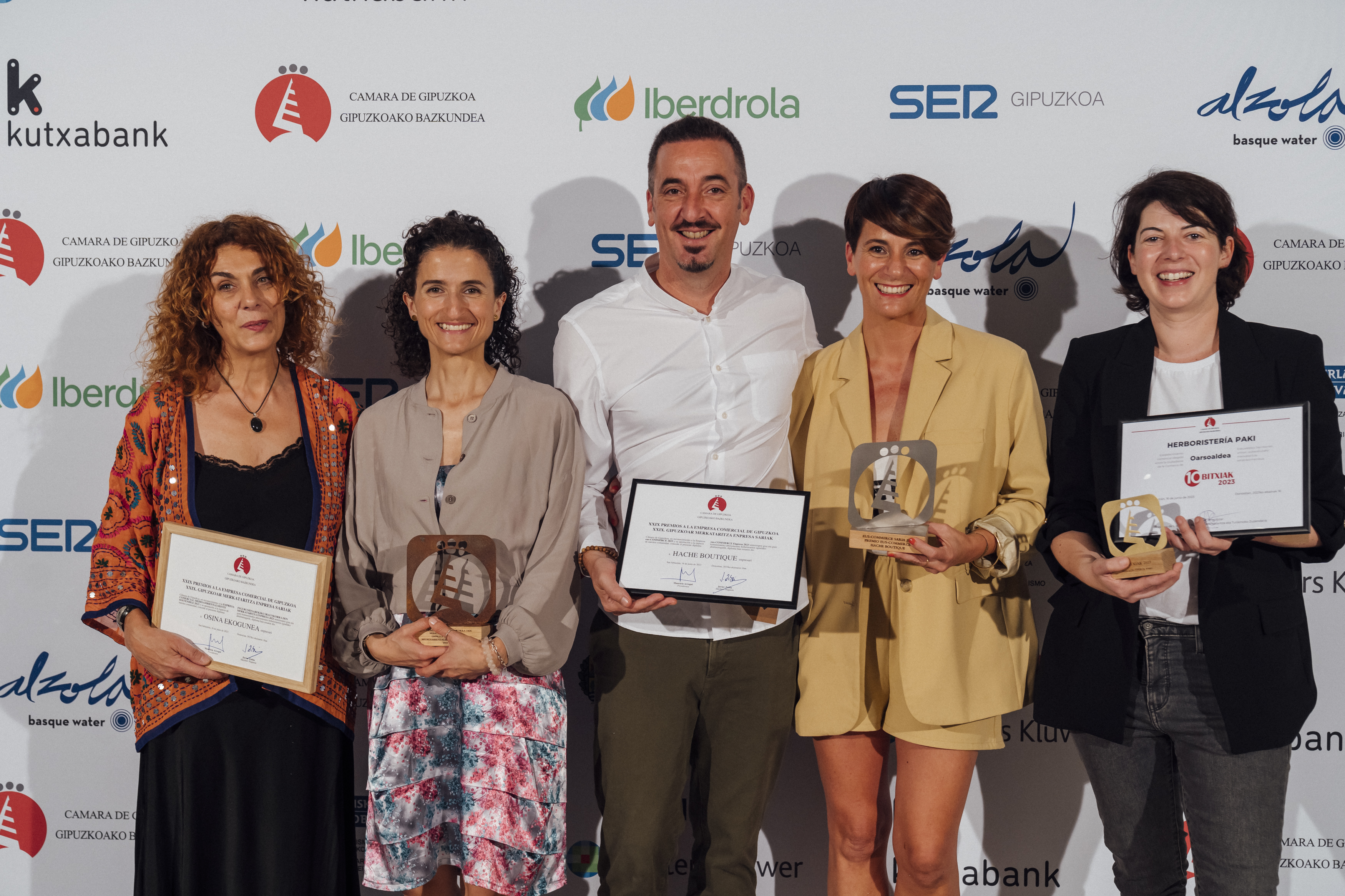 LA CÁMARA DE GIPUZKOA PREMIA 3 ESTABLECIMIENTOS DE NUESTRA VILLA