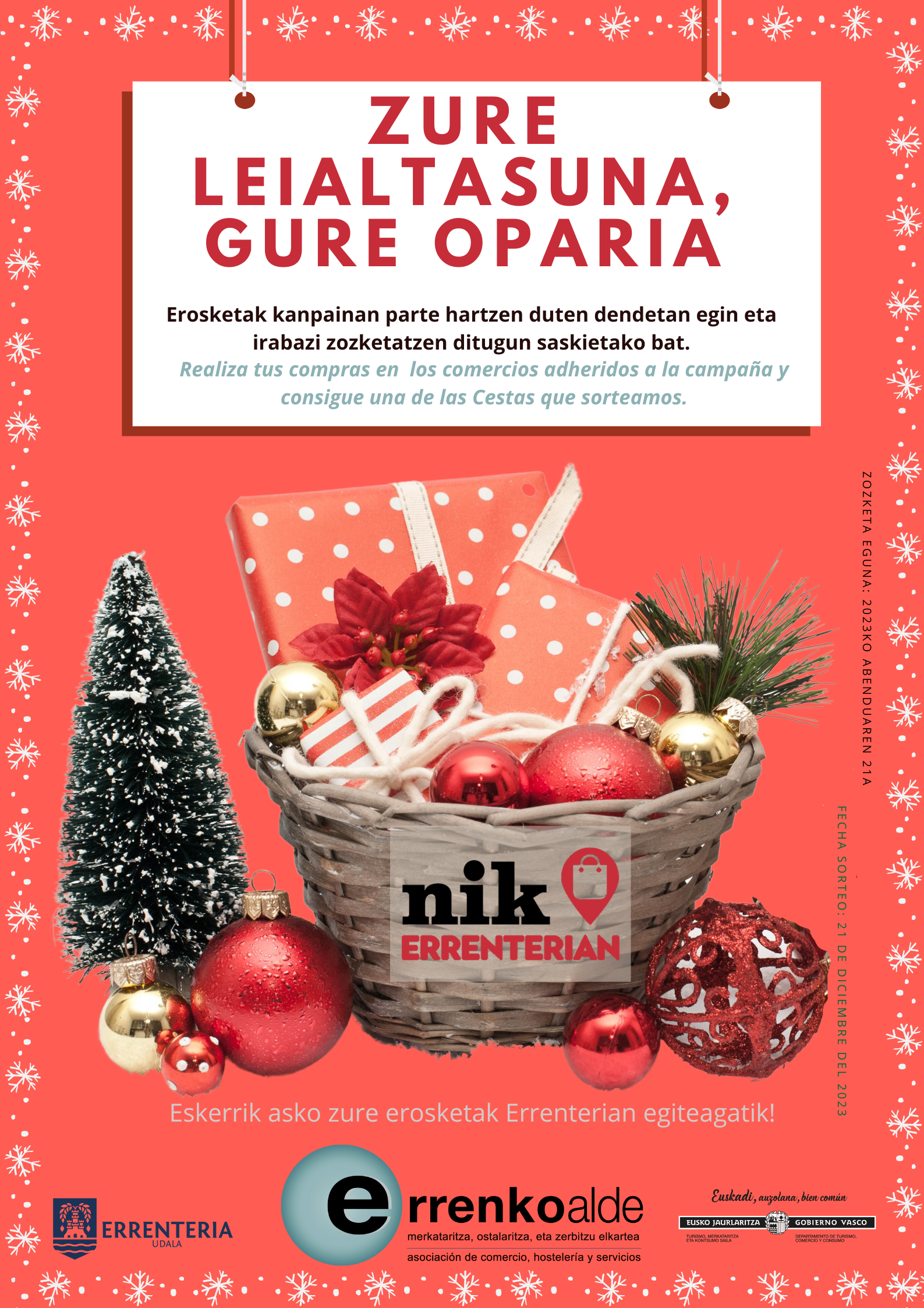Campaña Navidad: cestas 2023